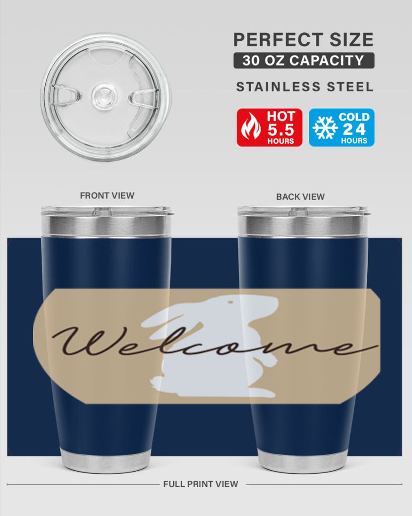 Welcome Bunny569#- spring- Tumbler