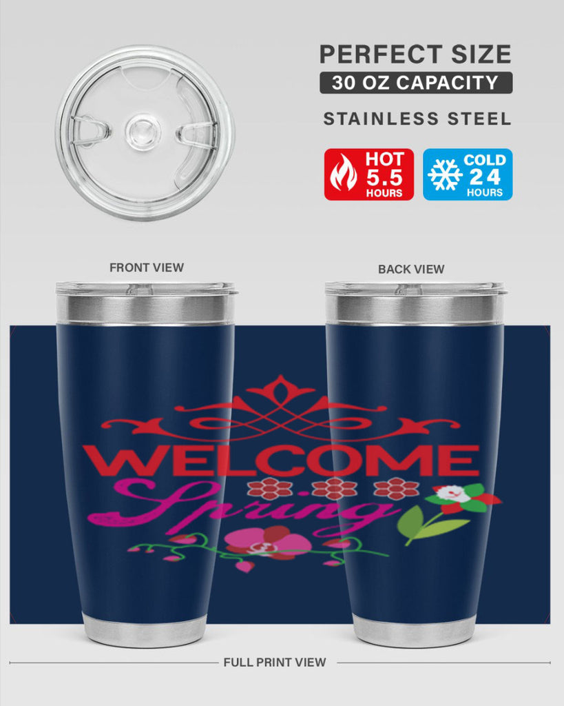 Welcome Spring 580#- spring- Tumbler