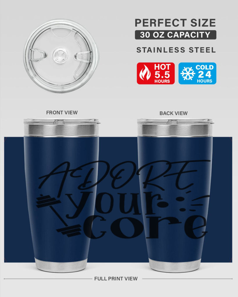 adore your core 53#- gym- Tumbler