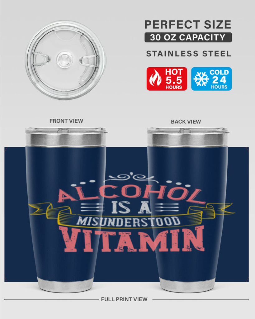 alcohol is a misunderstood vitamin 50#- cooking- Tumbler