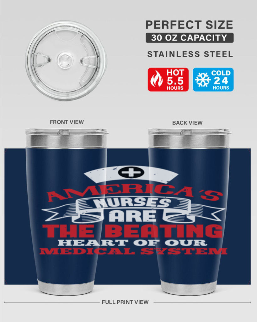 americas nurses are Style 295#- nurse- tumbler