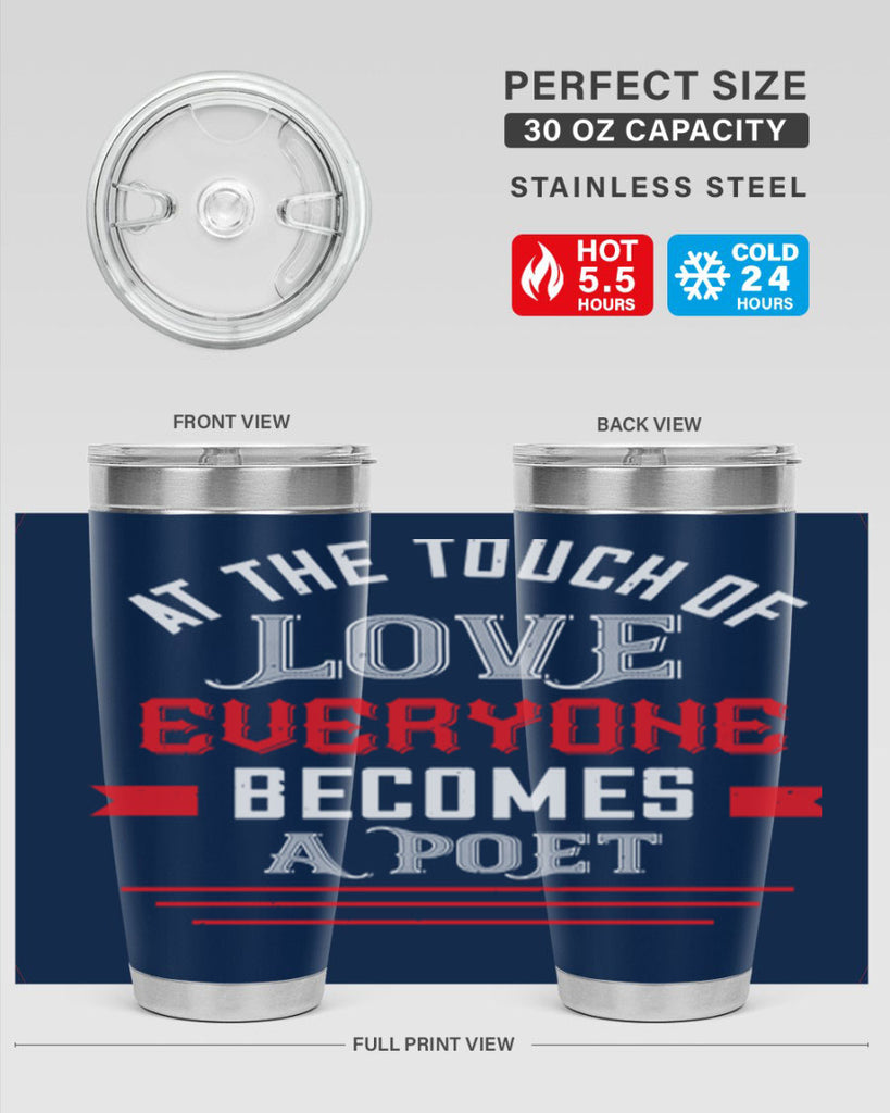 at the touch of love 69#- valentines day- Tumbler