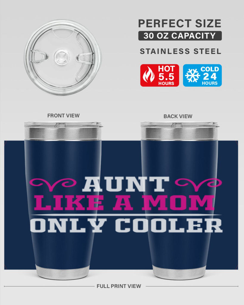 aunt like a mom only cooler 216#- mom- Tumbler