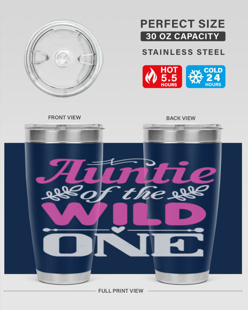 auntie of the wild one Style 63#- aunt- Tumbler