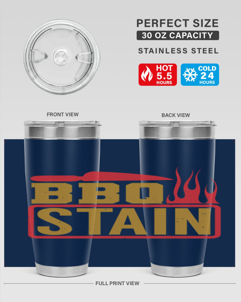 bbq stain 3#- bbq- Tumbler