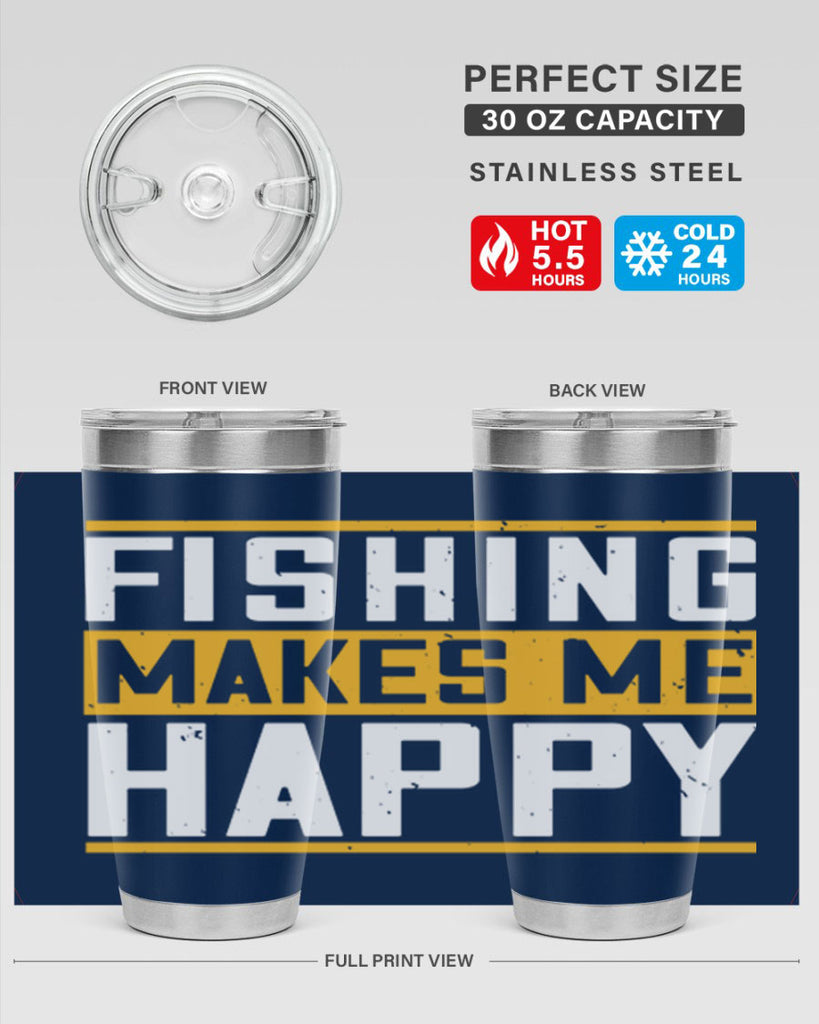 be happy and go for fishing 267#- fishing- Tumbler