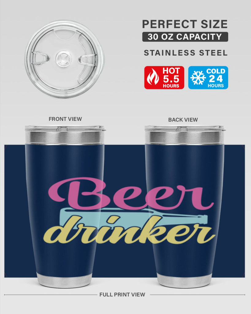 beer drinker 134#- beer- Tumbler