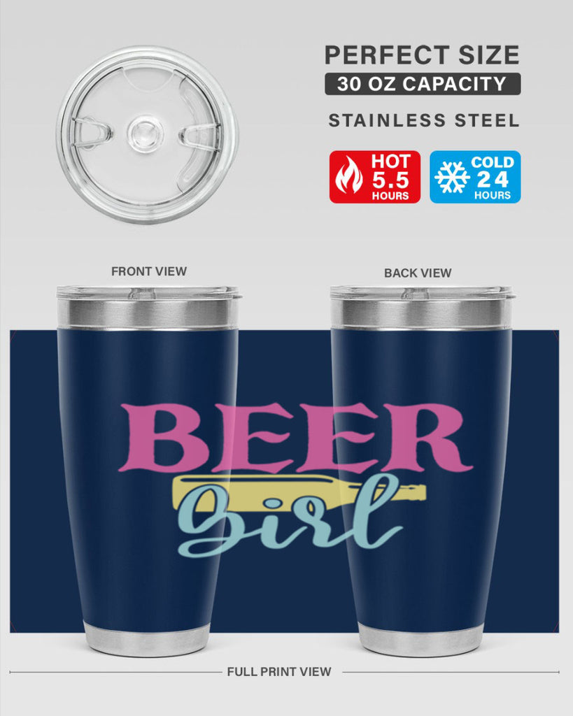 beer girl 132#- beer- Tumbler