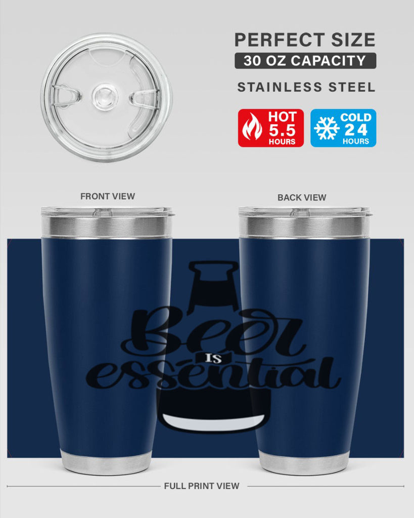 beer is essential 48#- beer- Tumbler