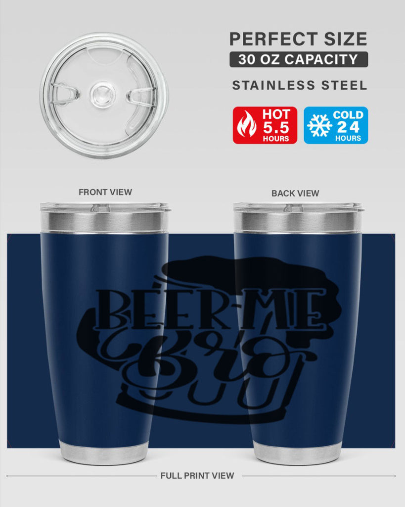 beer me bro 47#- beer- Tumbler