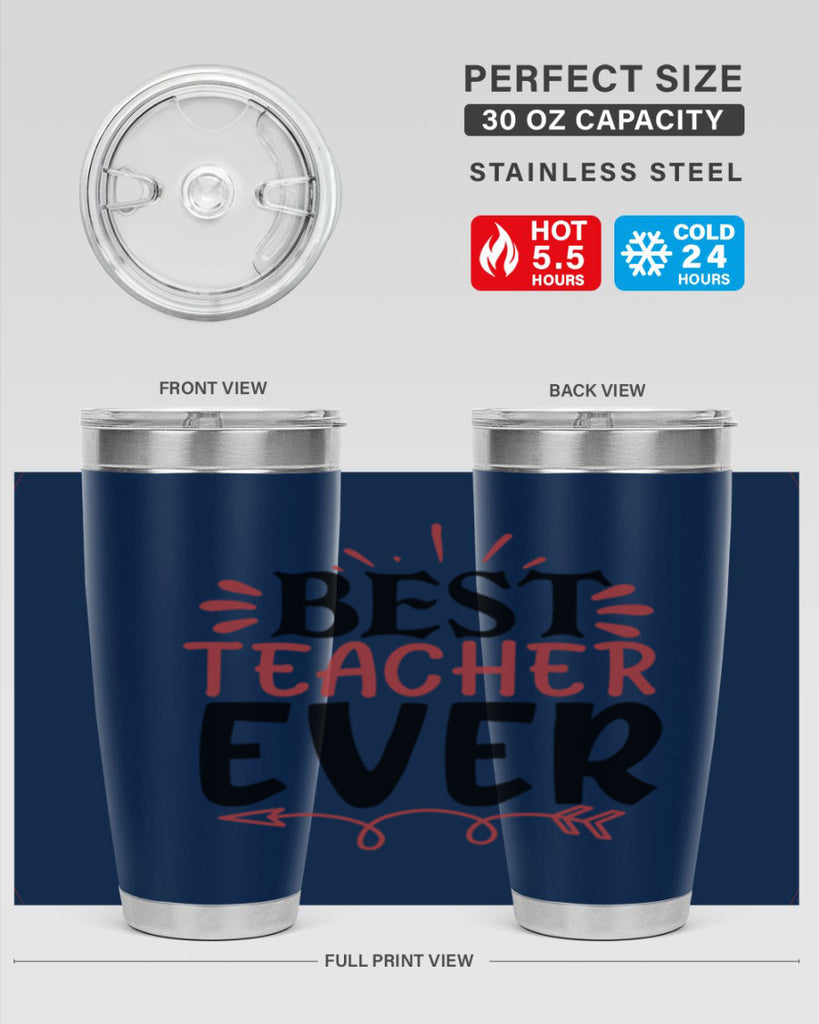 best teacher ever Style 189#- teacher- tumbler