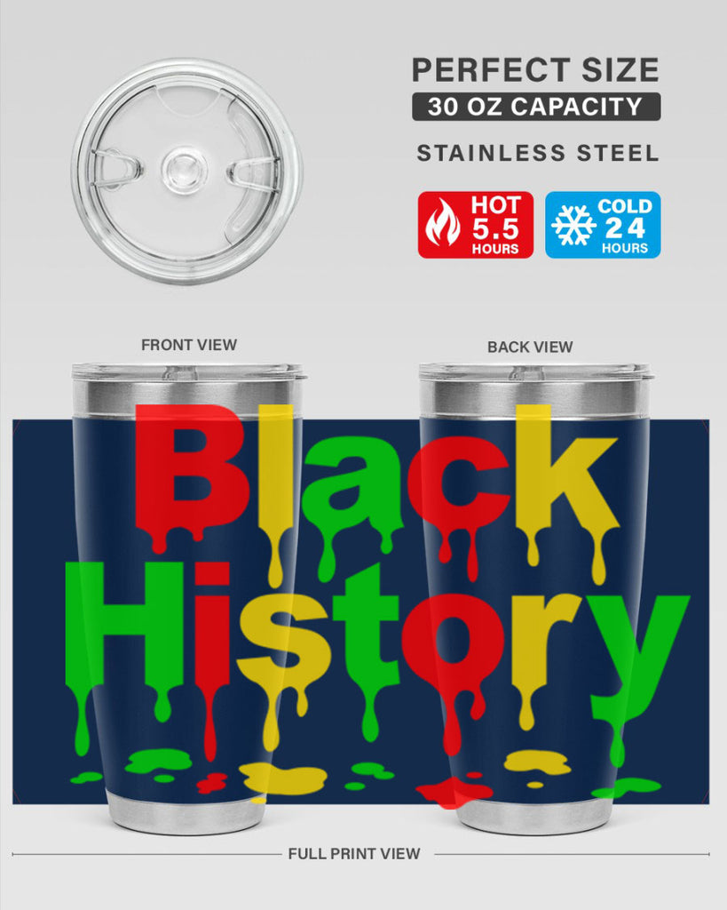 black history drip 241#- black words phrases- Cotton Tank