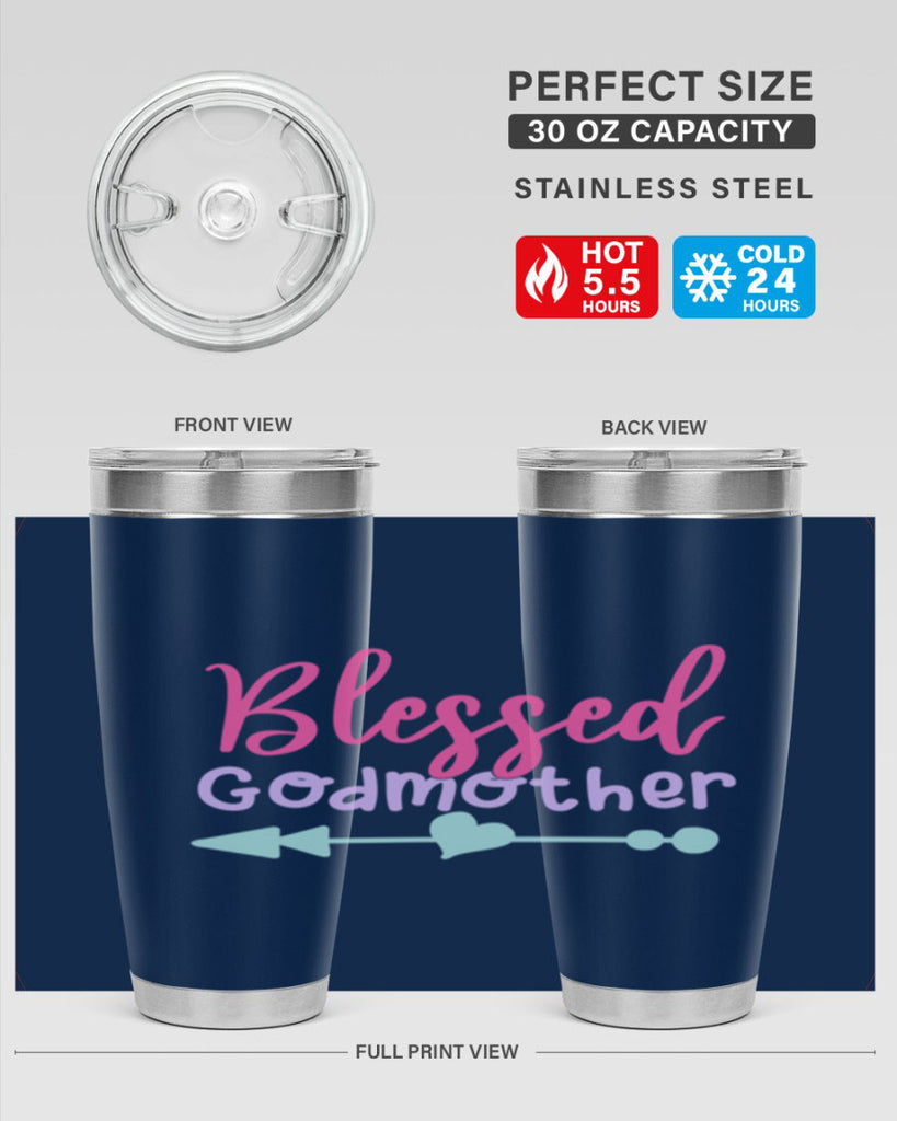 blessed godmother 2#- God Parent- Tumbler