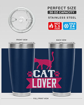 cat lover Style 32#- cat- Tumbler