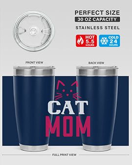 cat mom Style 34#- cat- Tumbler