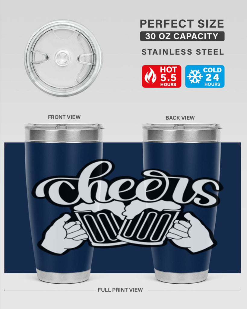 cheers 44#- beer- Tumbler