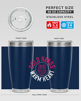 cold hands warm heart Style 42#- cat- Tumbler