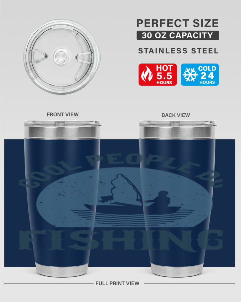 cool people do fishing 170#- fishing- Tumbler