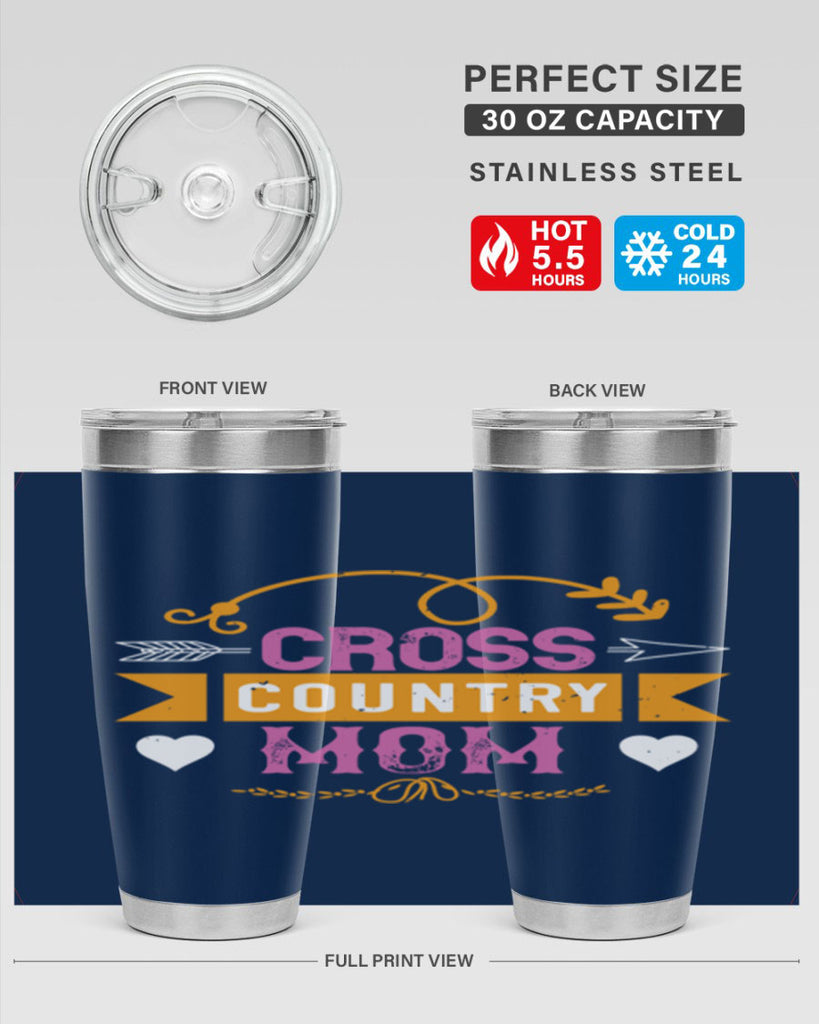 cross country mom 190#- mom- Tumbler