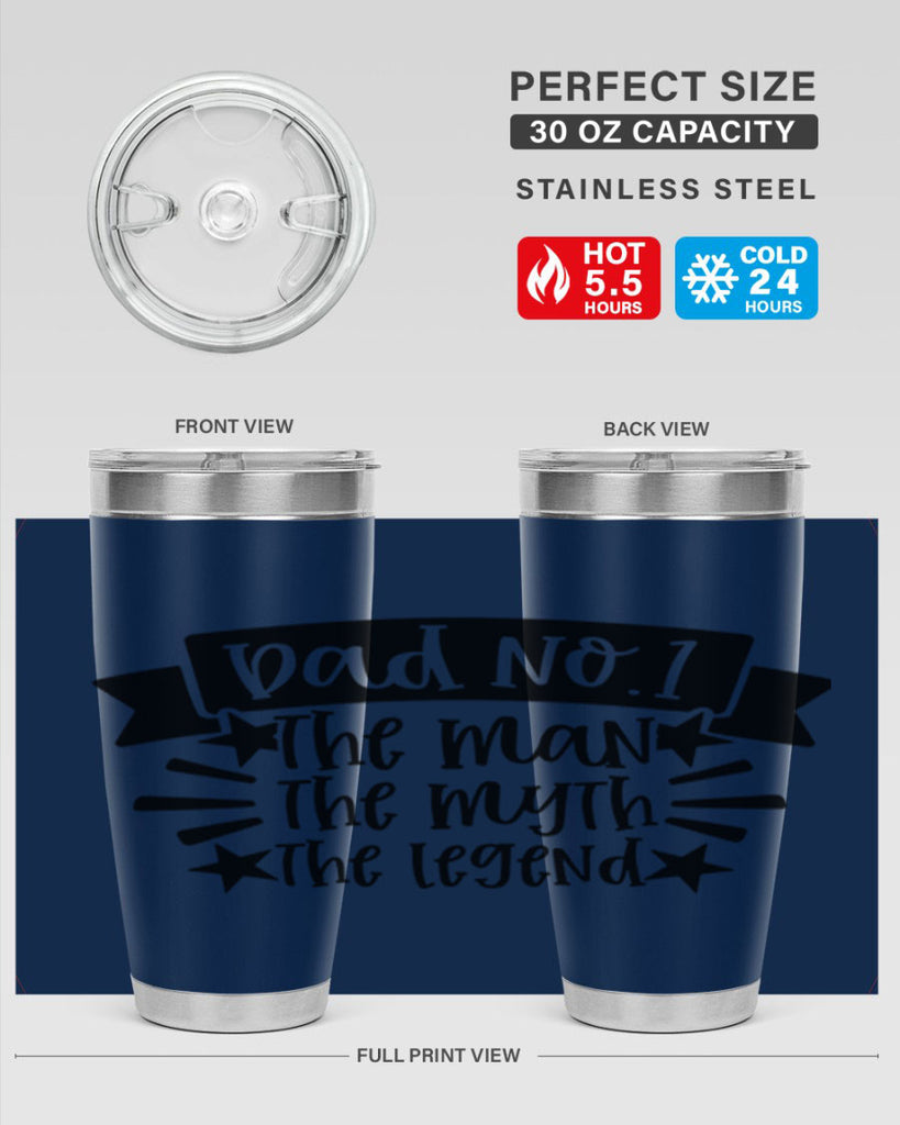 dad no the man the myth the legend 62#- fathers day- Tumbler