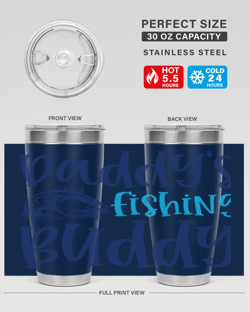 daddys fishing buddy 224#- fishing- Tumbler