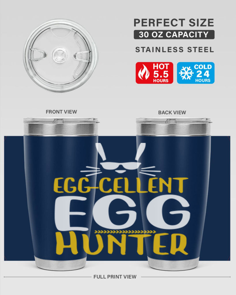 egg cellent egg hunter 82#- easter- Tumbler