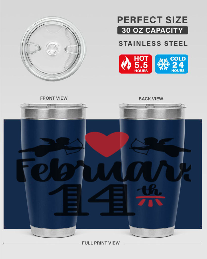 february th 28#- valentines day- Tumbler