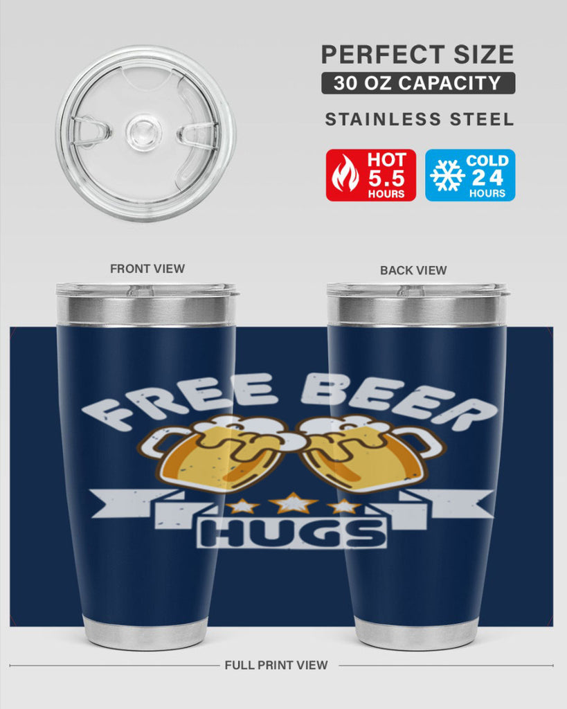 free beer hugs 88#- beer- Tumbler