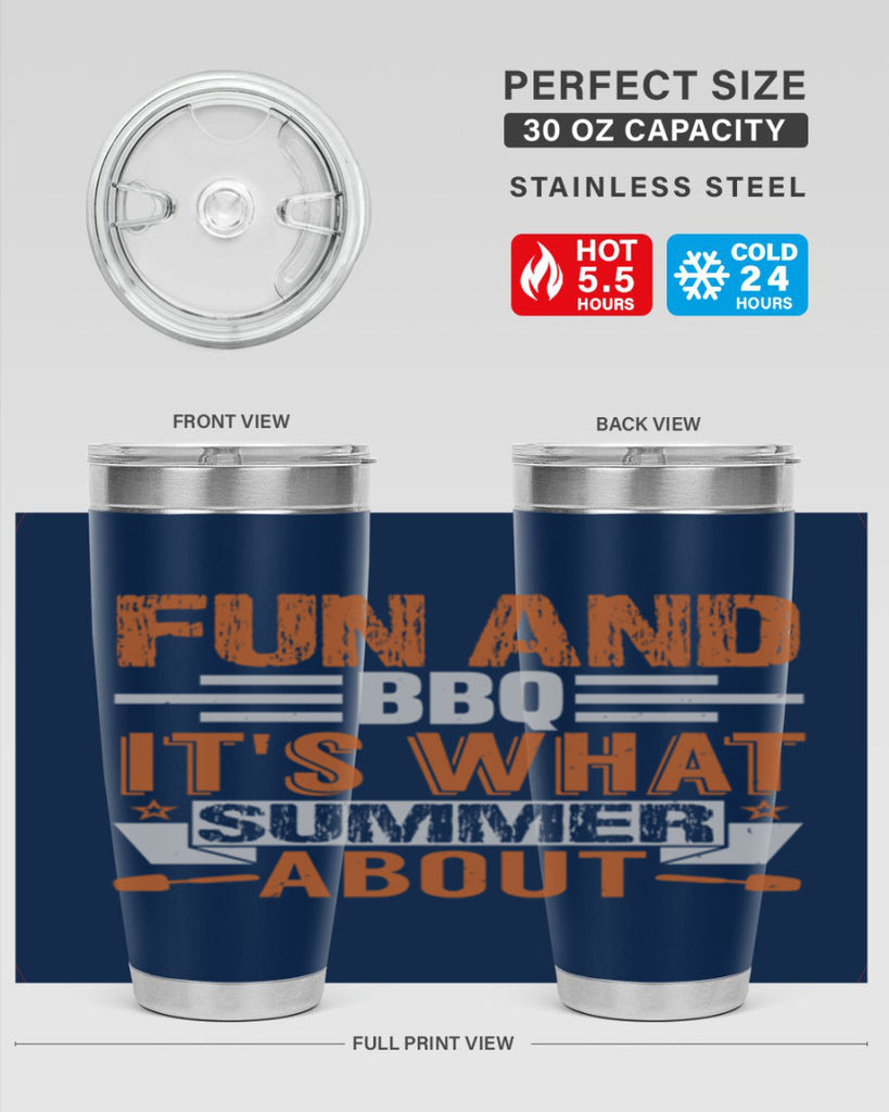 fun and bbq 44#- bbq- Tumbler