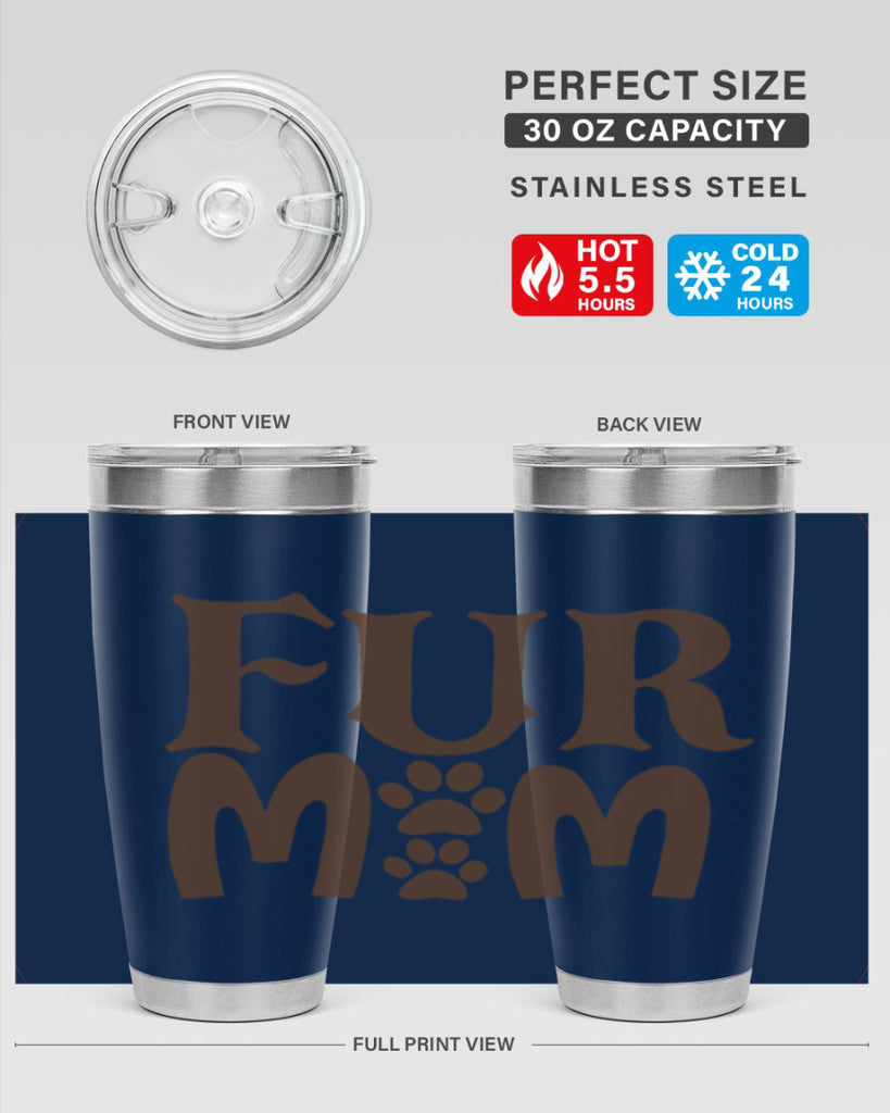 fur mom 266#- mom- Tumbler