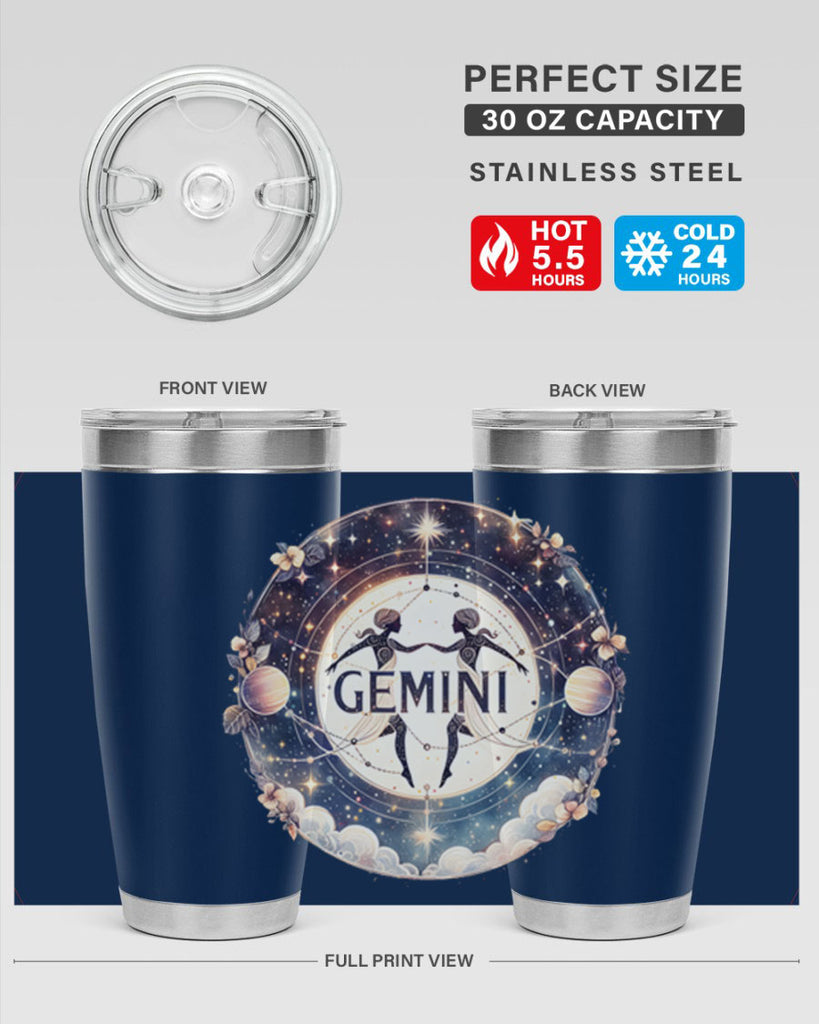 gemini 237#- zodiac- Tumbler