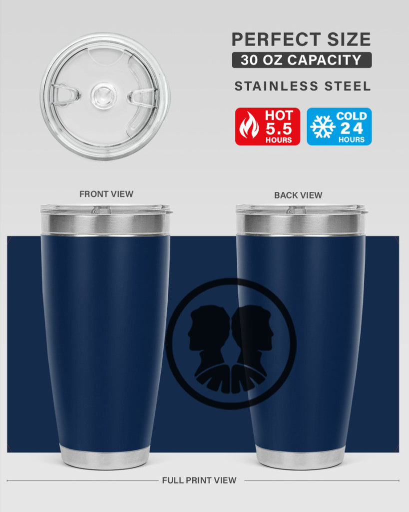 gemini 238#- zodiac- Tumbler