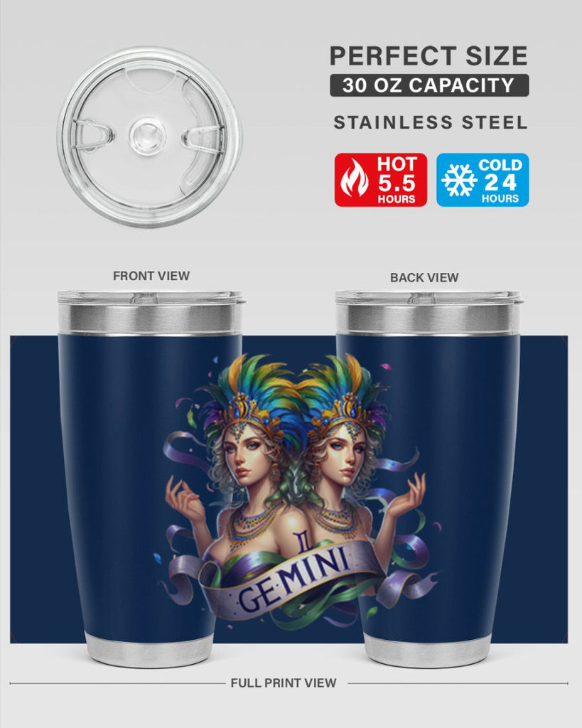 gemini 243#- zodiac- Tumbler