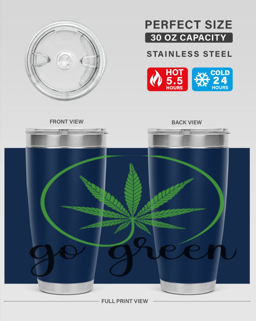 go green cannabis 92#- marijuana- Tumbler