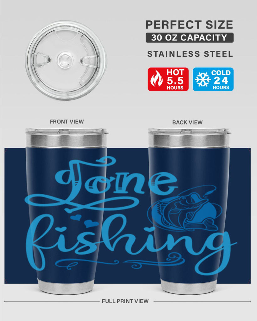 gone fishing 220#- fishing- Tumbler