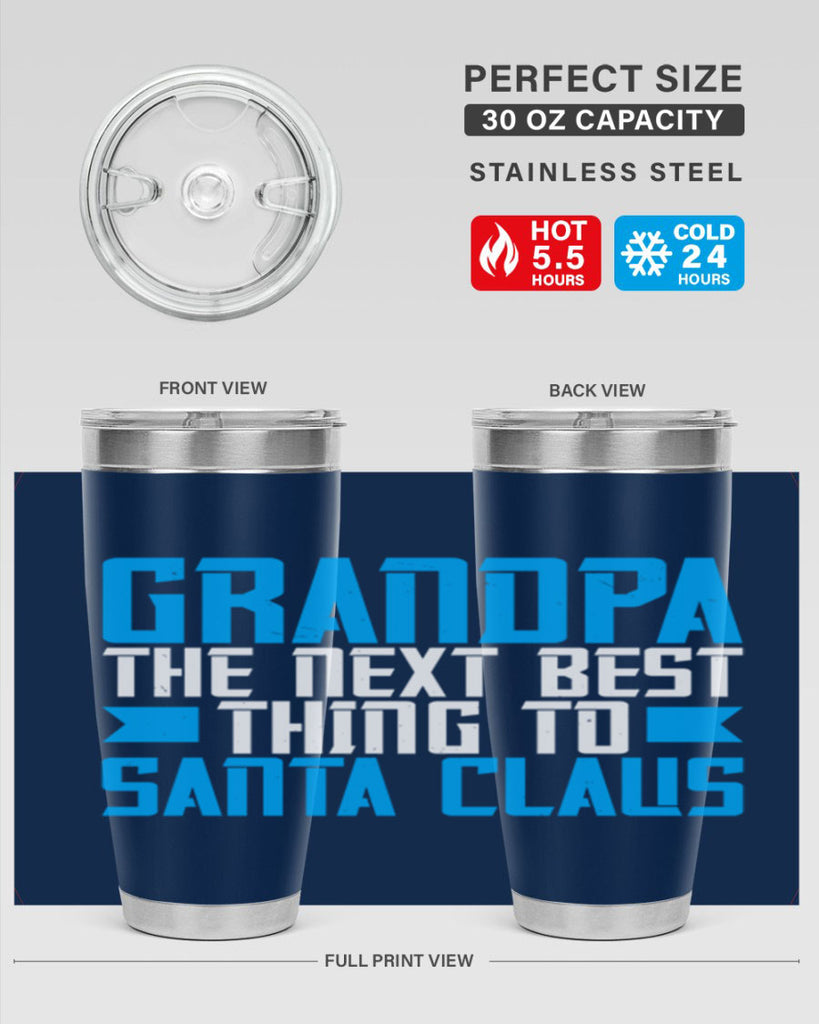 grandpa Santa Claus 109#- grandpa - papa- Tumbler