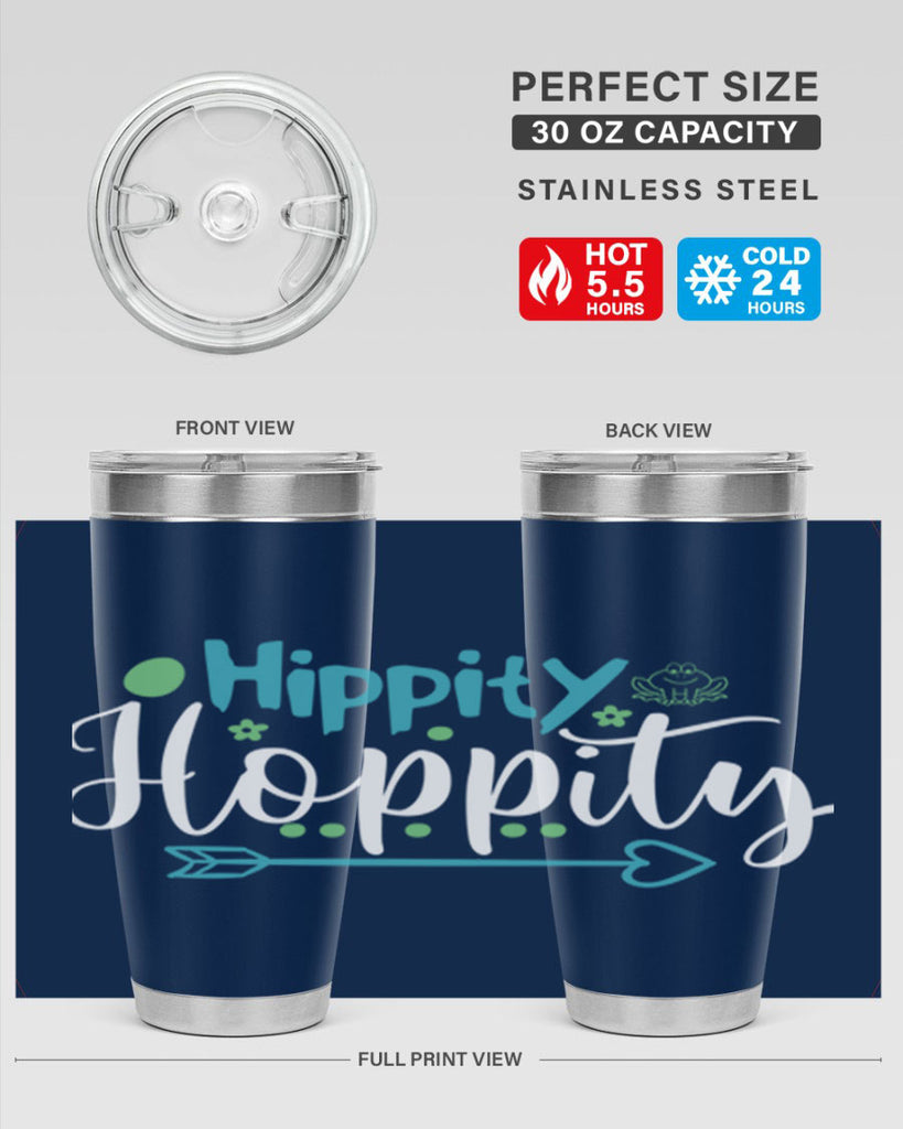 hippity hoppity 75#- easter- Tumbler