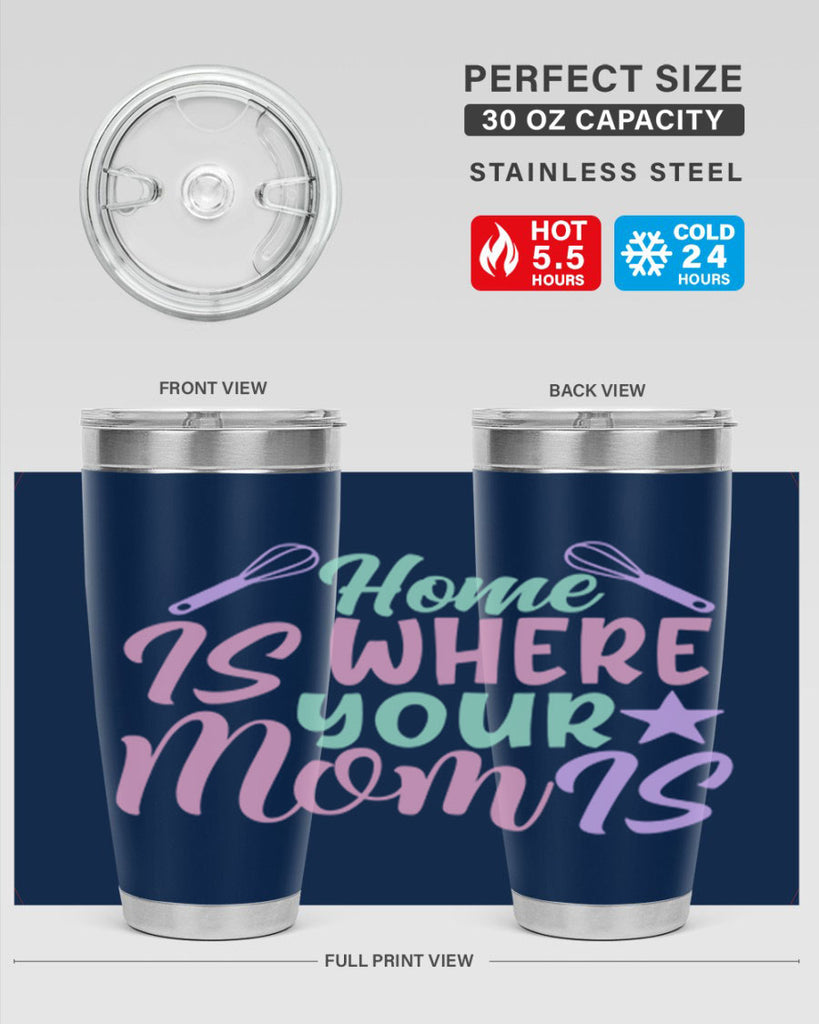 home is where your mom is 37#- home- Tumbler