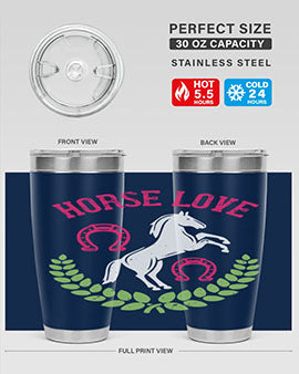 horse love Style 50#- horse- Tumbler