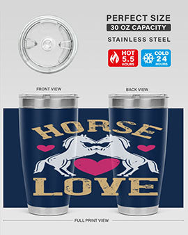 horse lovee Style 49#- horse- Tumbler