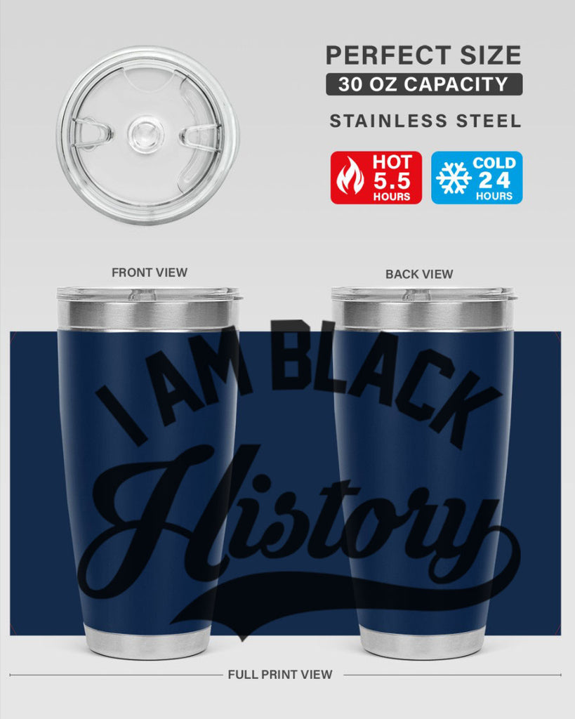 i am black  history 120#- black words phrases- Cotton Tank