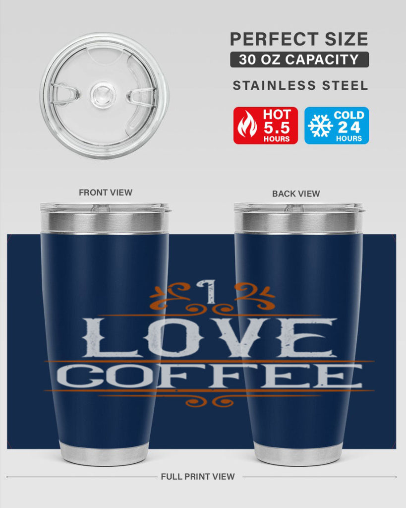 i love coffee 253#- coffee- Tumbler