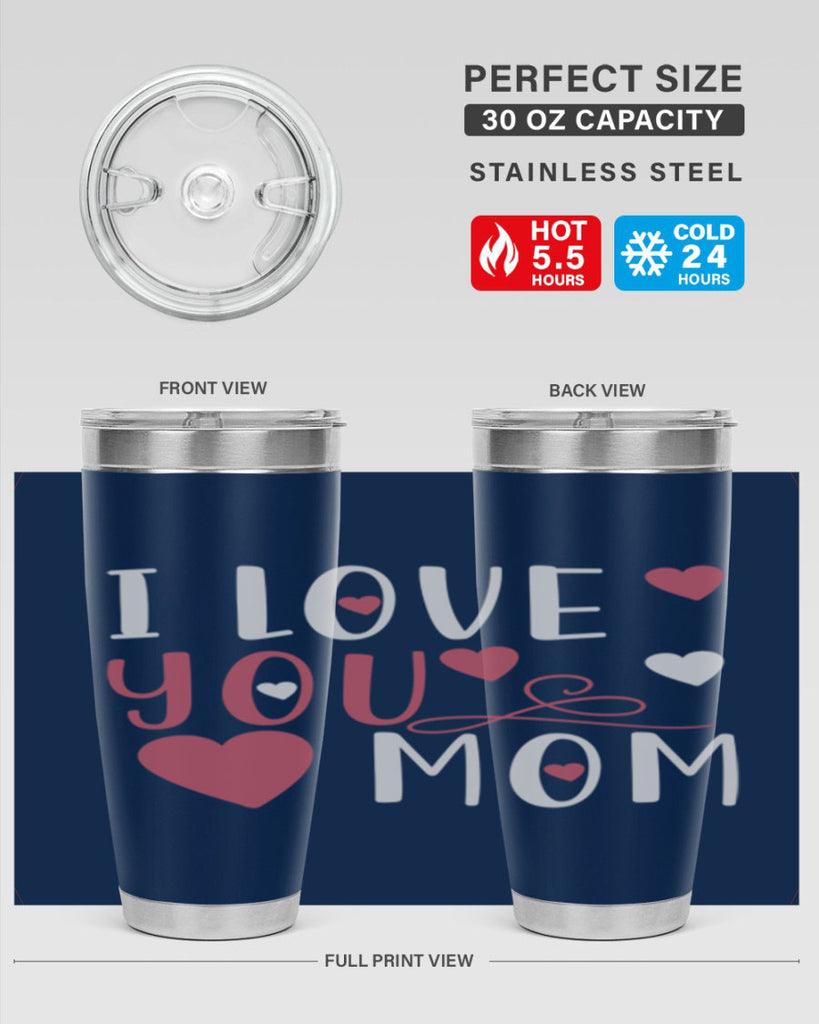 i love you mom 158#- mom- Tumbler