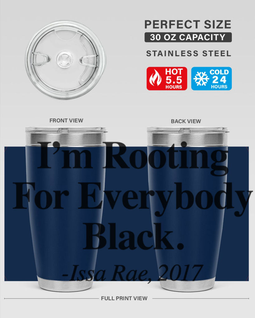 im  rooting for everybody black  109#- black words phrases- Cotton Tank