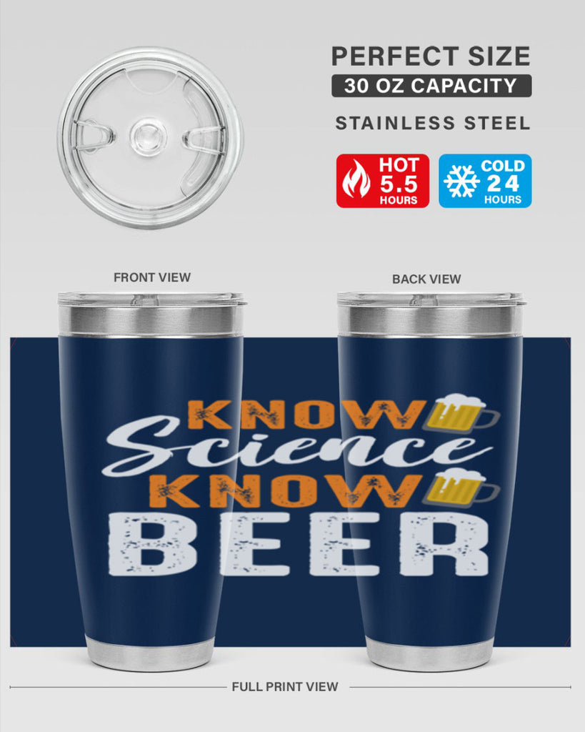 know science know beer 148#- beer- Tumbler