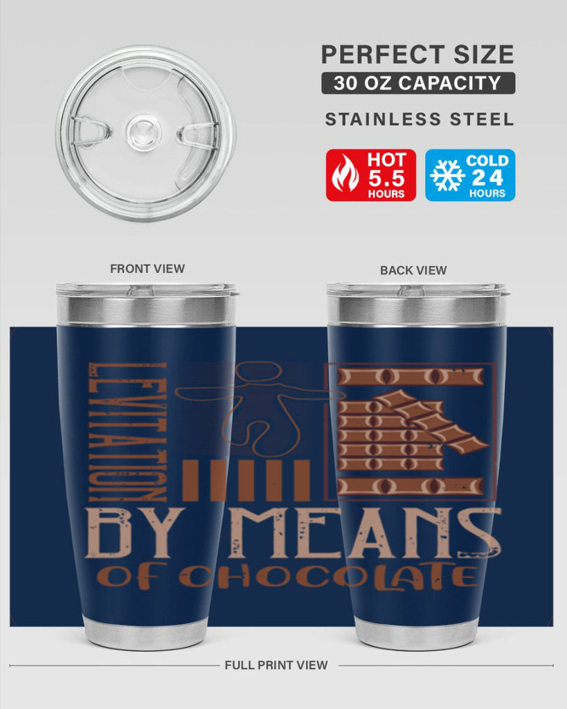 levitation by means of chocolate 26#- chocolate- Tumbler