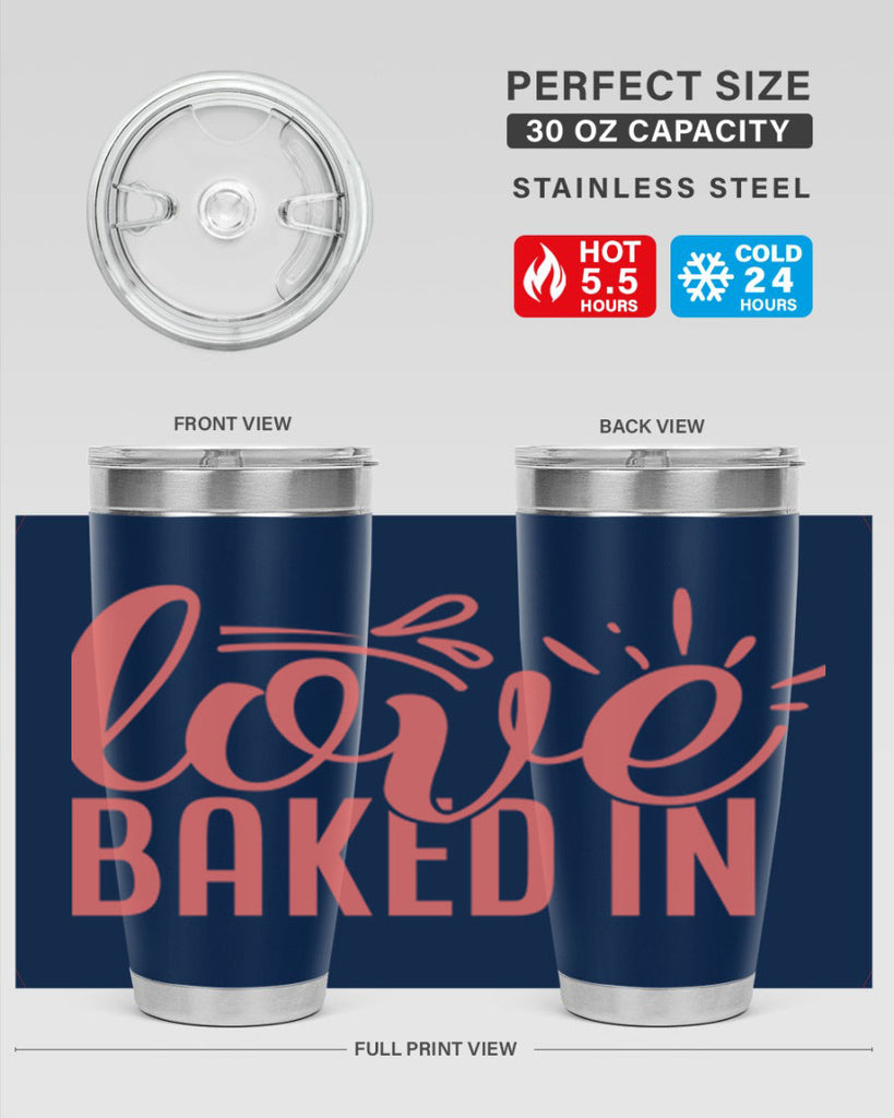 love baked in 13#- kitchen- Tumbler