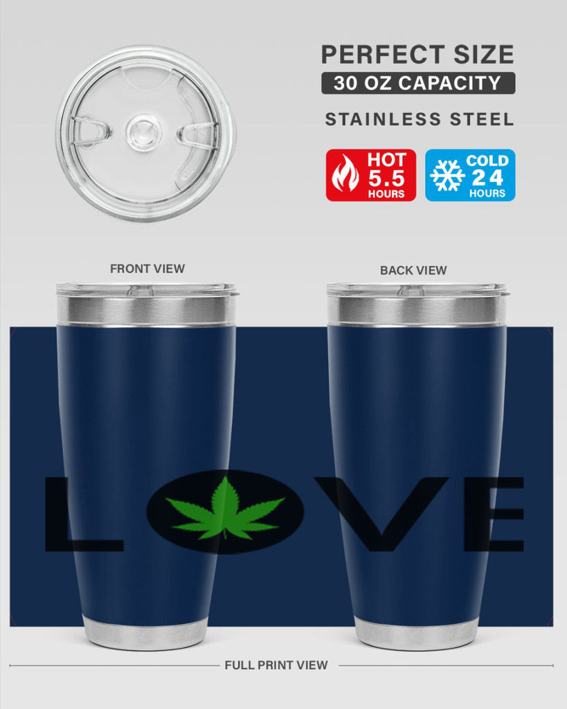 love cannabis 189#- marijuana- Tumbler