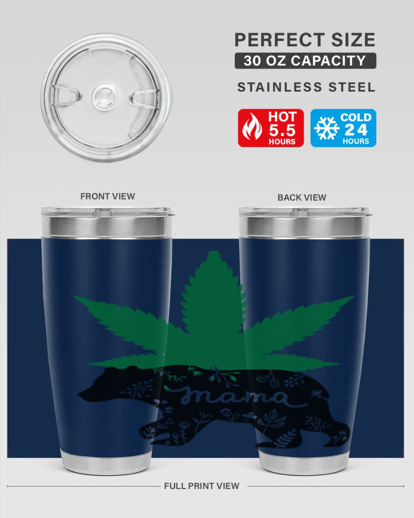 mama bear weed 196#- marijuana- Tumbler