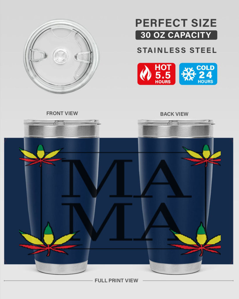 mama weed 197#- marijuana- Tumbler